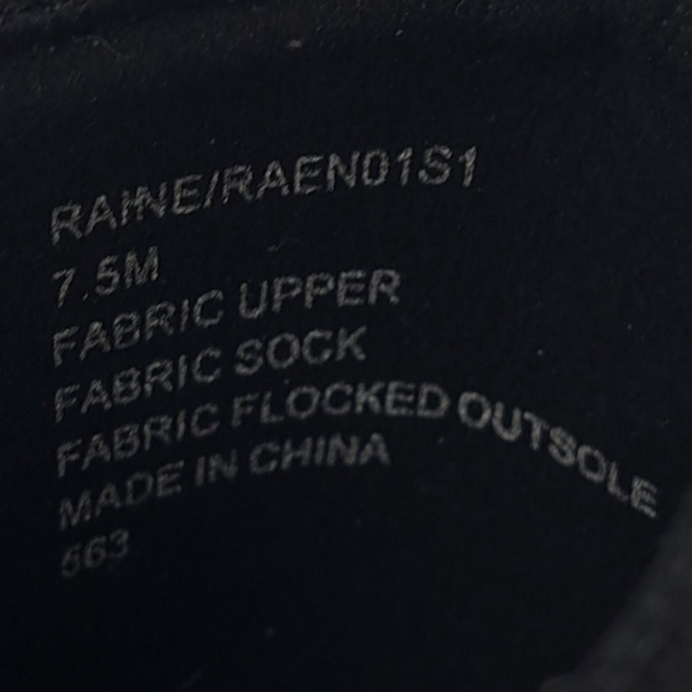 STEVE MADDEN Raine Knit Black Fabric Loafers Flats Size 7.5 - Picture 14 of 16